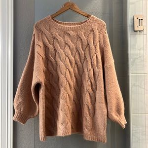 NWOT She + Sky Oversized Sweater